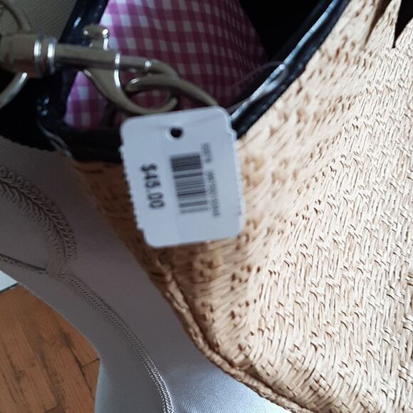 NWT Bath & Body Works straw tote - Picture 4 of 10